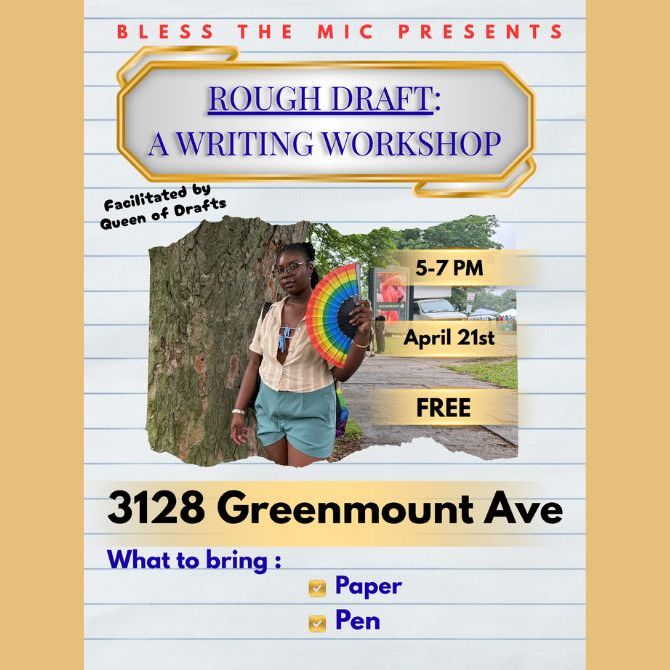 Super Rough Draft Rough Draft: A Writing Workshop with Queen of Drafts April 2026 withfriends
